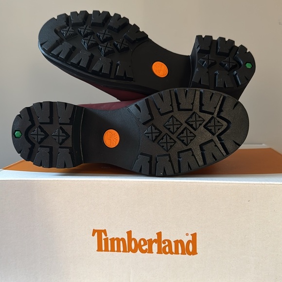 TIMBERLAND WOMEN’S KINSLEY 6” WATER RESISTANT BOOTS DARK PORT SIZE 7.5 - Picture 6 of 8